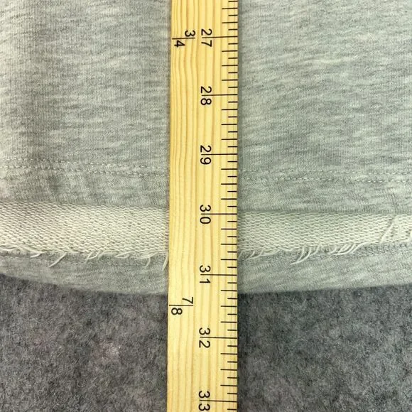 Justin Bieber Women Sweatshirt 6 Gray H&M Cut Off Long Crew Neck Concert Purpose - Picture 10 of 11